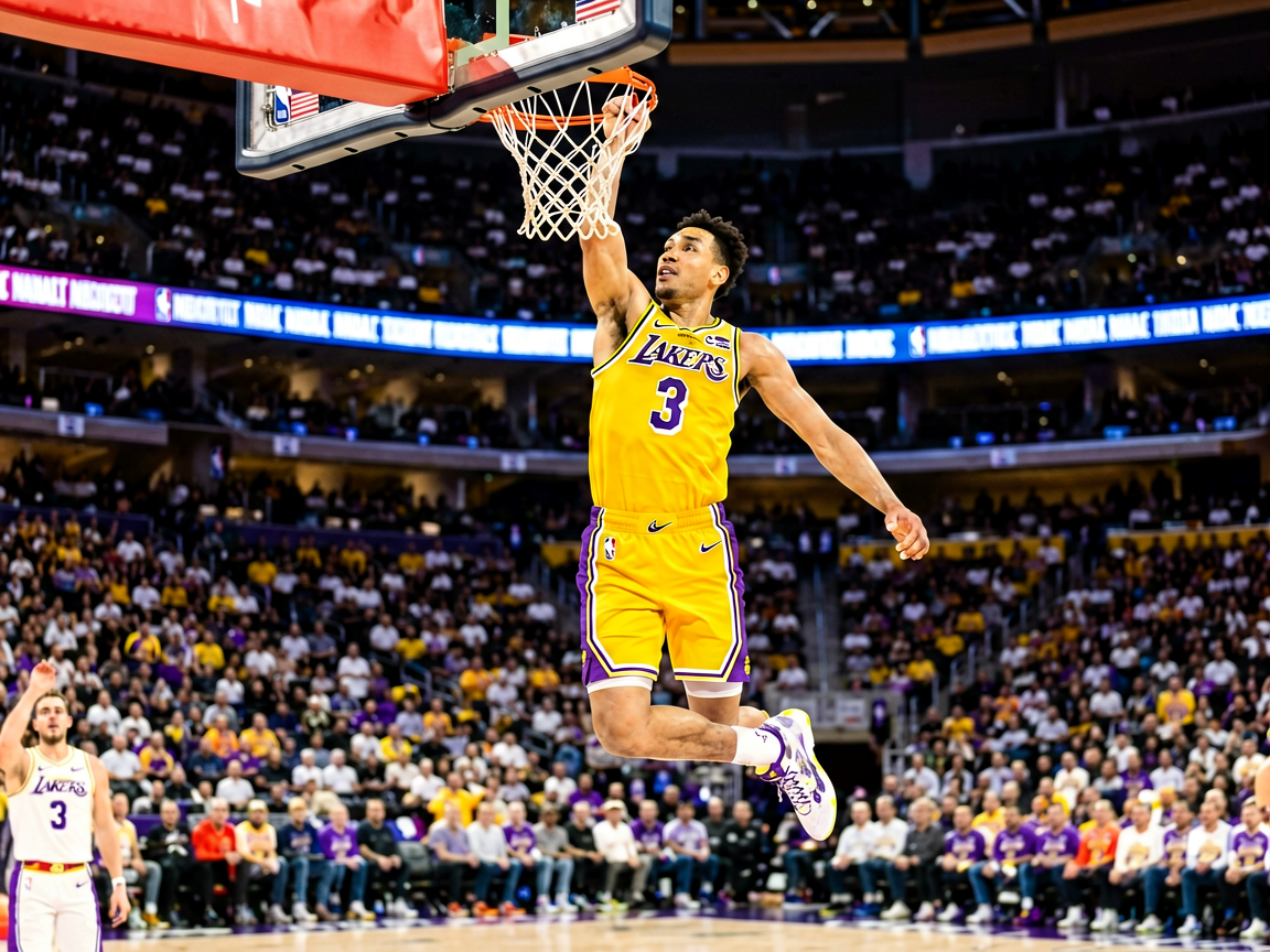 NBA比赛-球员空中扣篮精彩瞬间